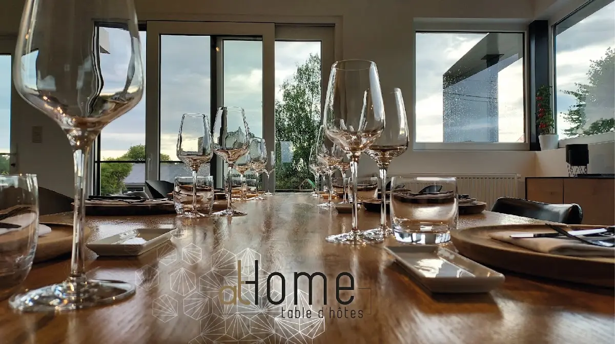 Plats de At Home table d'hôtes