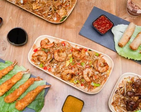 Plats de The Wok Food Asia
